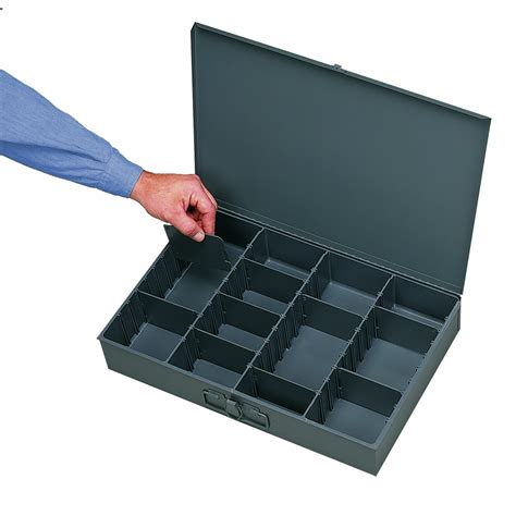 durham steel scoop compartment box|adjustable compartment box.